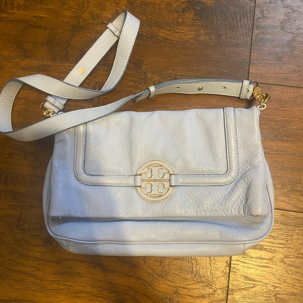 Tory Burch powder blue crossbody bag